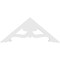 Ekena Millwork Pitch Cornelia Architectural Grade PVC Gable Pediment, 36"W x 15"H x 1"P (10/12) GPP036X015X100CRN - alternate 3